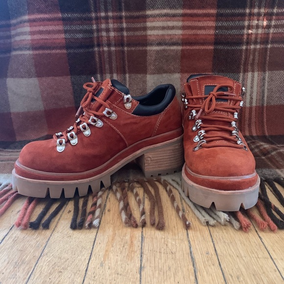 Jeffrey Campbell Hiking Boot Sz 9 - Picture 4 of 8